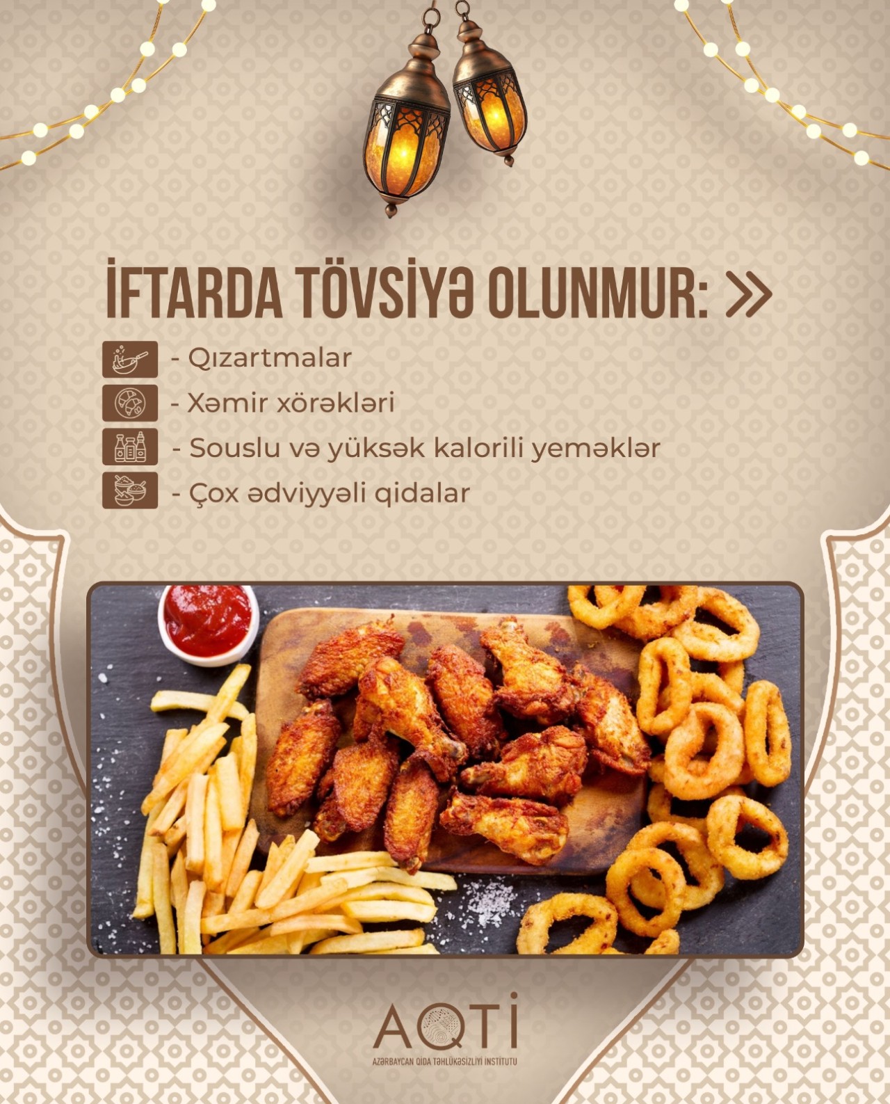 Ramazan ayında az yağlı qidalanma niyə vacibdir? - FOTOLAR